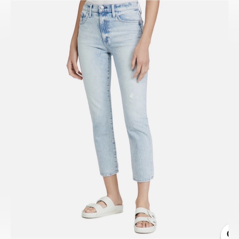 Joe’s Jeans Luna High Rise Cigarette Crop Light Wash Size 26